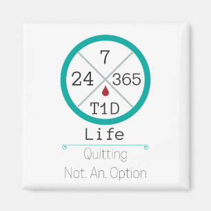 24/7/365 T1D-liv kvadrerar magneten Magnet