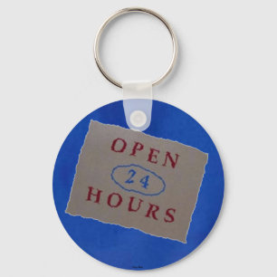 24/7-nyckelkedja nyckelring