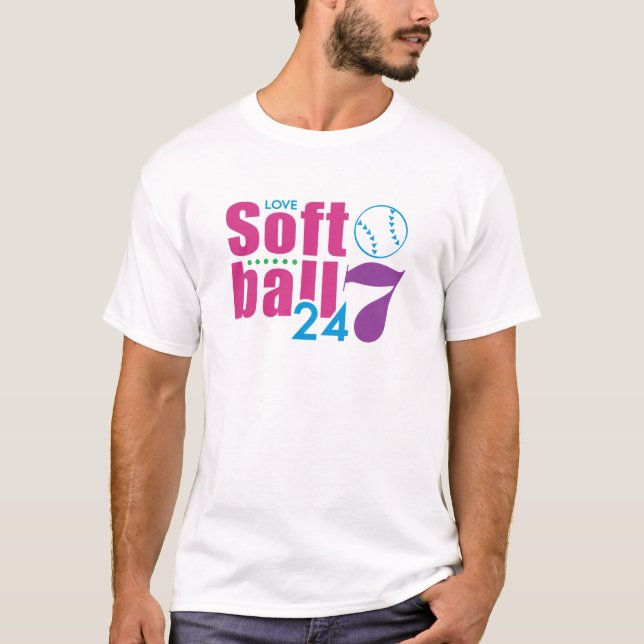 24/7 softball tröja (Framsida)