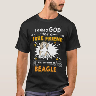 24 Abe Gud True Friend a Beagle T Shirt