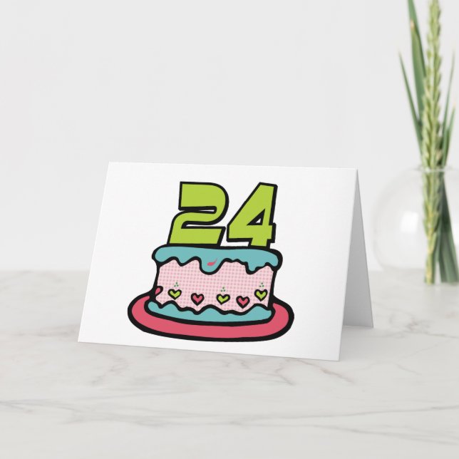 24 Ålderskaka Kort (Framsida)