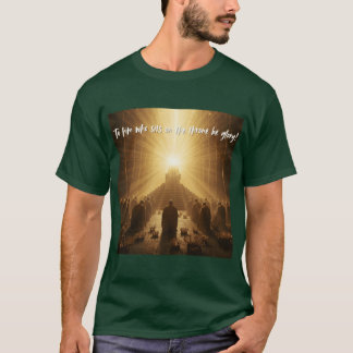 24 Äldste framför Guds tron Uppenbarelse Inspir T Shirt
