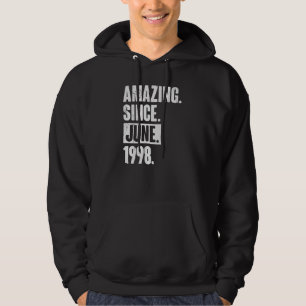 24 år gammal 24:e födelsedagen Fantastisk sedan ju Hoodie