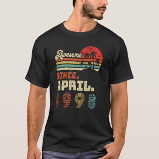 24 år gammal Fantastisk sedan april 1998 24:e föde T Shirt