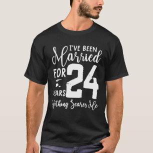 24 år med påfyllning, 24:e årsdagen t shirt