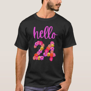 24-årig Hej på födelsedagen, 24:e B T Shirt