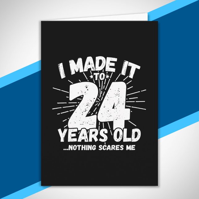 24-årsdag - Roligt 24-årsdagsmeme Kort (Skapare uppladdad)