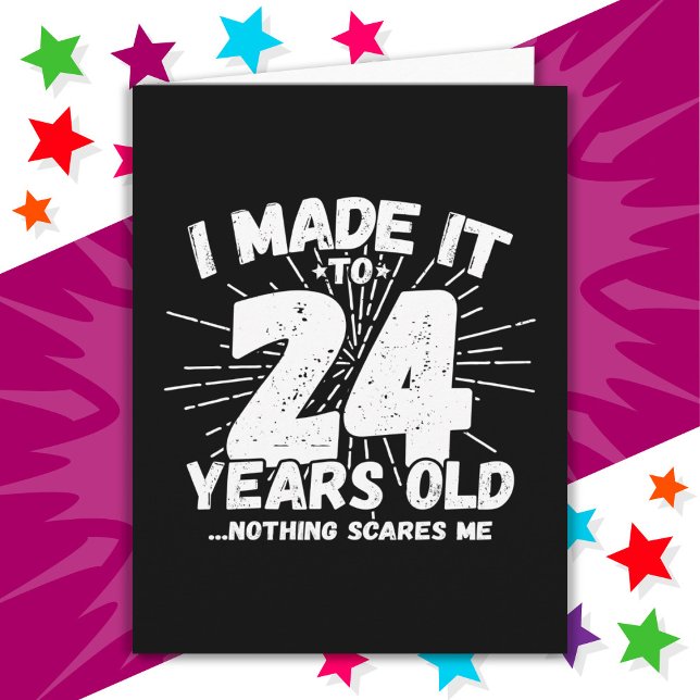 24-årsjubileum, 24-årsjubileum kort (Skapare uppladdad)