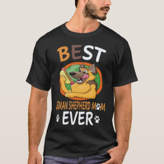 24 Bästa tyska herdehund Mamma Alltid tyska herdeh T Shirt