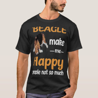 24 Beagle, gör mig Lycklig T Shirt