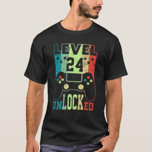 24-bitars olåst sjöräddningsspelare på nivå 24:e b t shirt