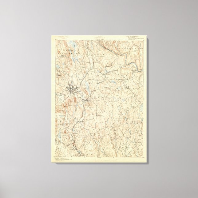 24 Danbury lakan Canvastryck (Framsida)