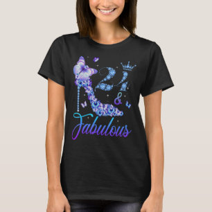 24:e breddgraden och Högklackarna Lycklig 24:e bre T Shirt