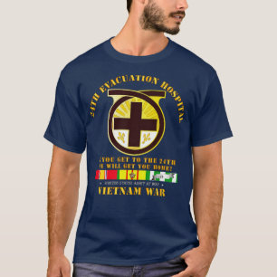 24:e evakueringssjukhuset, kom till 24:e vietnames t shirt