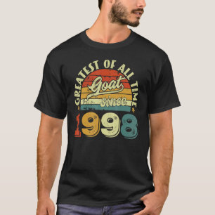 24:e födelsedag 24 år gammalt GOAT sedan 1998 T Shirt