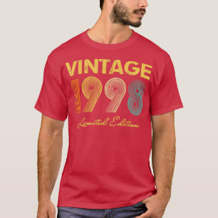 24:e födelsedag Gift Idea Vintage 1998 Manar Kvinn T Shirt