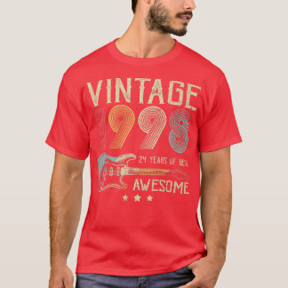 24:e födelsedag Kvinna Manar Vintage Fantastisk 19 T Shirt