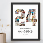 24:e födelsedag nummer 24 Anpassningsbar Fotokolla Poster<br><div class="desc">Fira 24-årsdagen med den här personligen poster 24 fotosamlingar. Anpassadets gåva är också perfekt för bröllop-årsdagen. Det är ett underbart sätt att visning värdefulla minnen från ditt bröllop och gifta liv. Poster innehåller en samling foton som fångar in dessa speciella ögonblick och kan anpassas med namn, födelsedatum eller årsdatum. Det...</div>