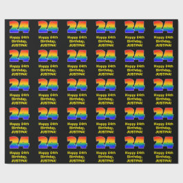 24:e födelsedag: Roligt, färgstark regnbåge inspir Presentpapper