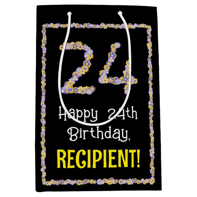 24:e födelsedagen: Blommigt Flowers Number, eget n (Framsidan)