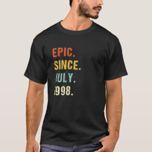24: e födelsedagen Epic sedan juli 1998 24 år gamm T Shirt