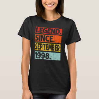 24:e födelsedagslätten sedan september 1998 24 år t shirt