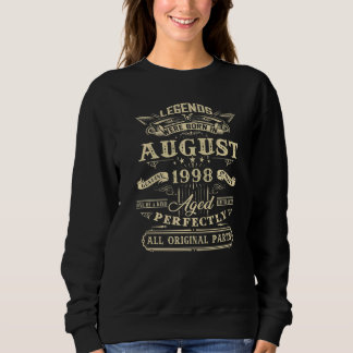 24:e födelsedagsljud född i augusti 1998 24 år t shirt