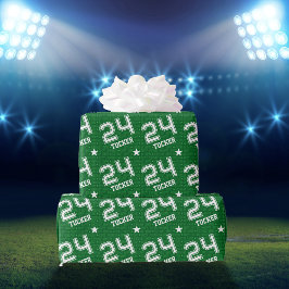 24:e Grönten för eget namn, typdiagram, tucker Presentpapper