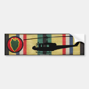 24:e Inf. Div. UH-1 Huey SWACM-stötfångare Bildekal