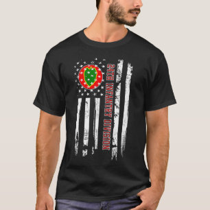 24:e infanteridivisionen American Flagga Veteran D T Shirt