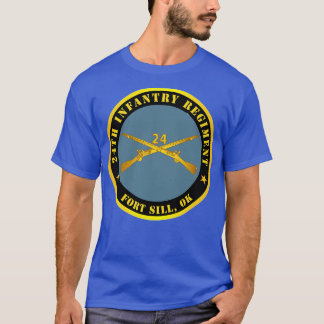 24:e infanteriregimen Fort Sill OK w Inf Gren T Shirt