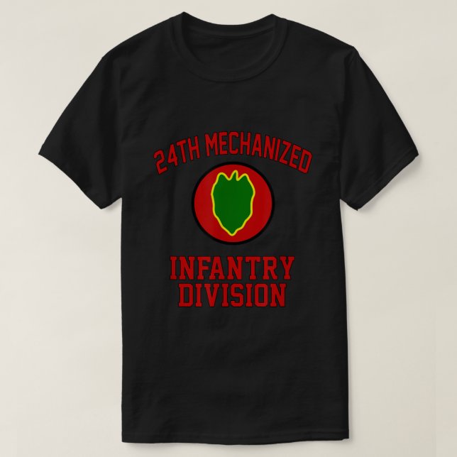 24:e mätta infanteridivisionen Veteran Far T Shirt (Design framsida)