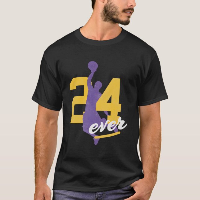 24 Forever - Basketball Legend levande för Idol t T Shirt (Framsida)