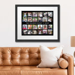 24 Fotokollage med familjens Namn-datum - svart Poster<br><div class="desc">Ett 24-fotorutnät med gott om utrymme för många foton och anpassningsbar. Lägg till ditt favoritprogram bilder i den här roligten-mallen. Du kan använda kvadratiska foton eller eventuella foton för det här rutnätet. För bästa resultat kan du skörd dina foton till fyrkanter innan du överför dem. Om du vill ändra färg...</div>