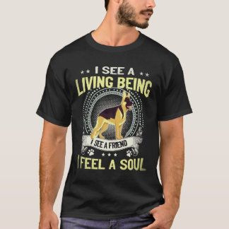 24 Jag ser en levande varelse Jag ser en vän Jag k T Shirt