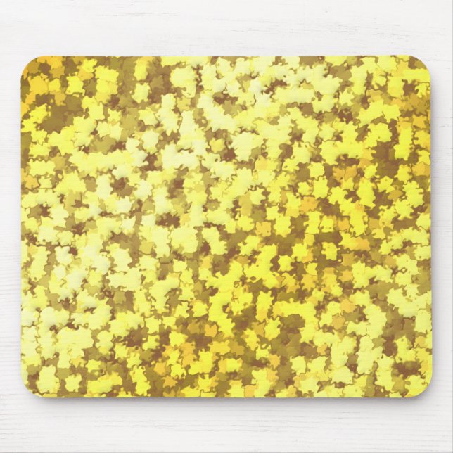 24 k Guld Löv Camo Musmatta (Framsidan)