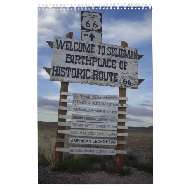 24 månader på väg 66, börjar när du köper den kalender (Omslag)