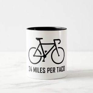 24 miles per Taco Två-Tonad Mugg