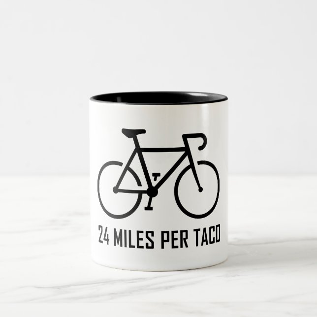 24 miles per Taco Två-Tonad Mugg (Center)