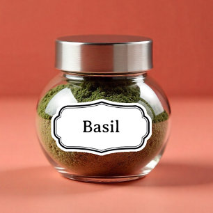 24 örter och kryddor, moderna etiketter