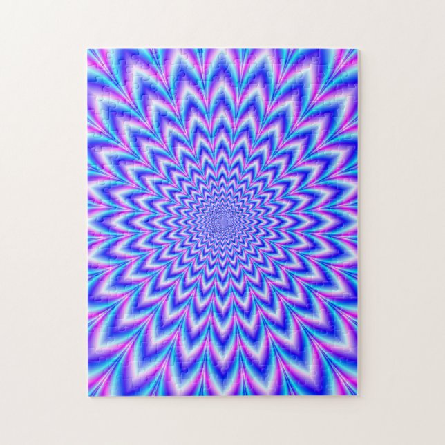 24 poäng Pulse in Blue Rosa and Violet Pussel (Vertikal)