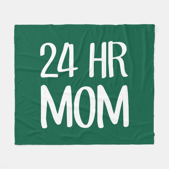24 timmar Mamma Fleecefilt (Framsidan (Horisontell))