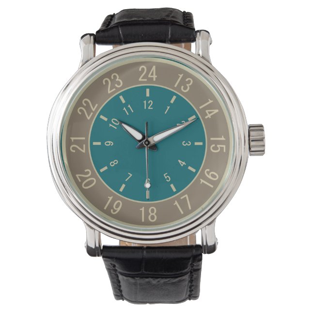24-TIMmars ANPASSNINGSBAR Armbandsur (Framsida)