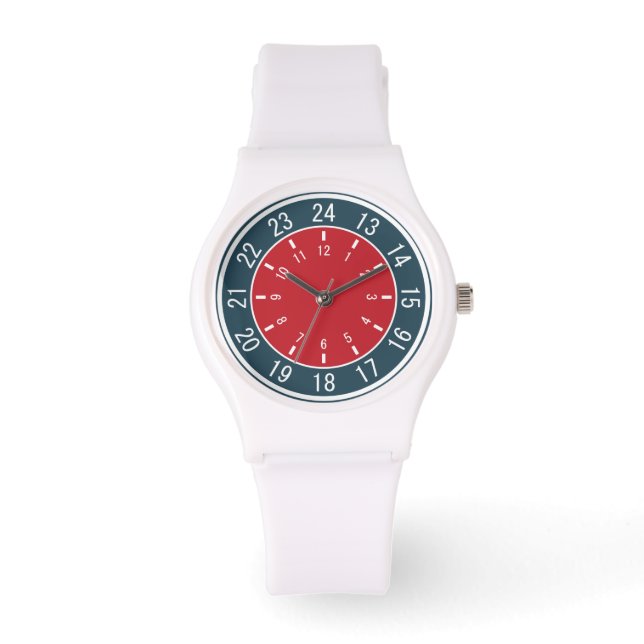 24-TIMmars ANPASSNINGSBAR Armbandsur (Framsida)