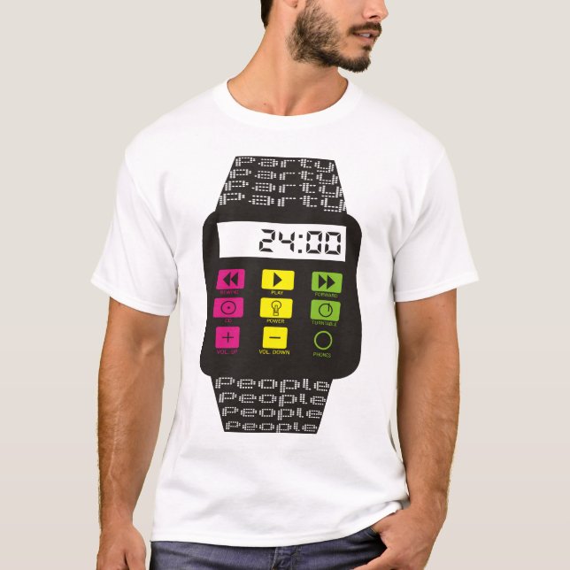 24 timmepartyfolk klocka t-shirt (Framsida)