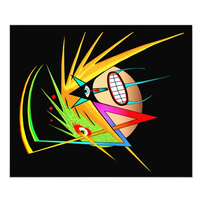 24-tums X 20-tumsdiskettering II Fototryck (Framsidan)