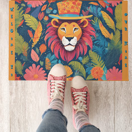 24-tums x 36-tums välkomstmatt/dörrmatt Whimsical