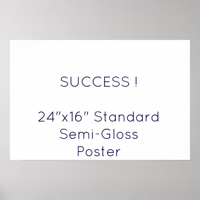 24"x16" Standard halvblank affisch (Framsidan)