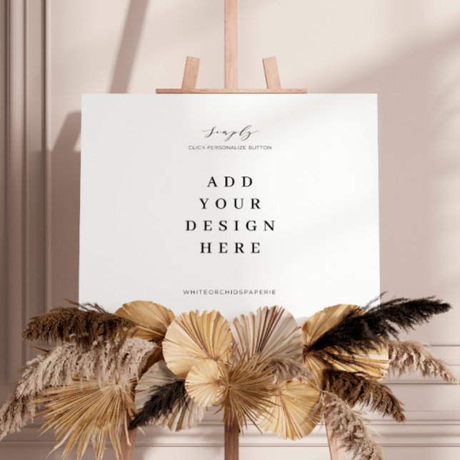 24"x18" Bordskarts Välkomstskylt Tryckning Poster (Skapare uppladdad)