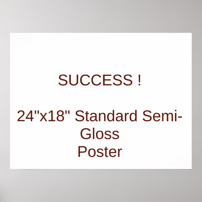 24"x18" Standard Halvblank Affisch (Framsidan)